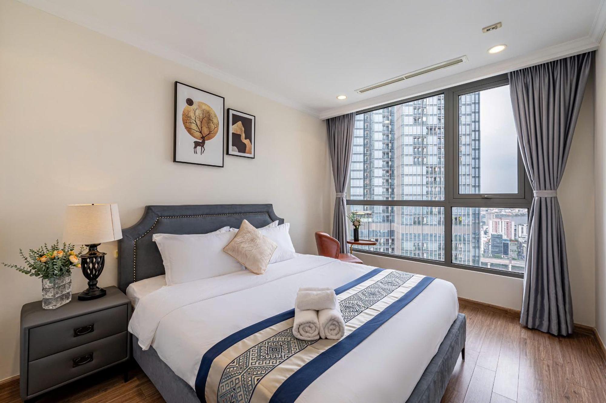 Luxury Apartment At Vinhomes Central Park Cidade de Ho Chi Minh Exterior foto
